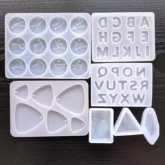 レジン シリコンモールド 7個セット まとめ売り バラエティ豊富！