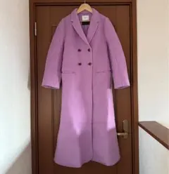 AMERI DOUBLE BREASTED MERMAID COAT パープルのサムネイル
