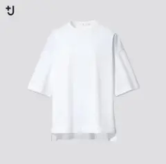 UNIQLO ＋j スーピマコットンオーバーサイズT 5分袖 XXL ホワイト