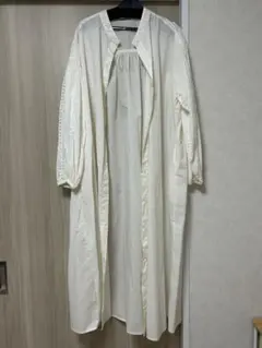 GLOBAL WORK 長袖ロングシャツワンピース