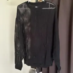 Stussy メッシュニット ブラック Sのサムネイル