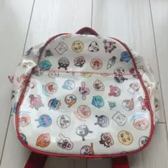 アンパンマン柄リュック 小型 ホワイト/レッド