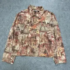 1990s CHICO’S Architectural Print Jacket