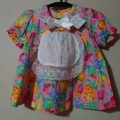 メルカリ便 未使用 かわいいフルーツ柄ワンピース 90　夏のサムネイル