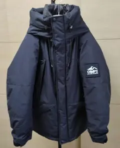 CAMP7 SYMPATEX フード付きダウンジャケット 黒　M