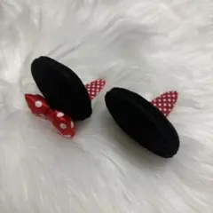 ディズニー ミニー パッチン ヘアクリップ　ヘアピン
