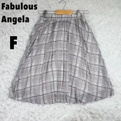 ♥Fabulous Angela♥ チェック柄プリーツフレアスカートのサムネイル