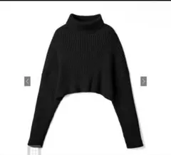 mb1395ハイネックセーター GRL ブラック