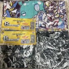 モンスターストライク一番くじ ビッグタオル 4枚 マグカップ1点 グラス