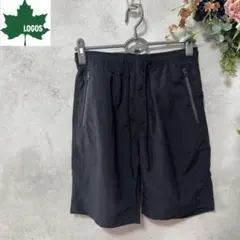 ロゴス　ハーフパンツ　ショートパンツ　ブラック　ナイロンのサムネイル