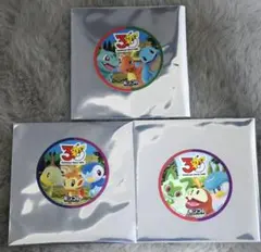 Pokémon 30th POP-UP PARK モンコレステッカー 3種セット