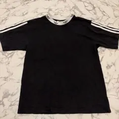 adidas ブラック Tシャツ Lサイズ