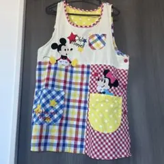 ミッキー ミニー エプロン　保育士