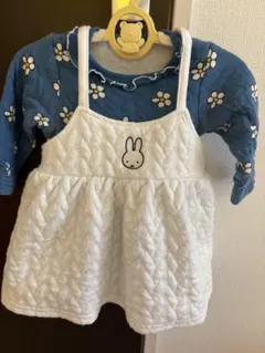 ミッフィー刺繍ワンピースとボディセット