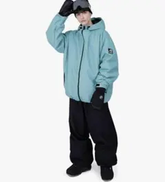 【新品】BLACK SNOW スノーボードウェア 水色