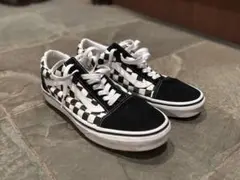 vans チェッカー スニーカー
