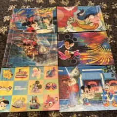東京ディズニーランド レンチキュラーポストカード6枚セット3Dポストカード