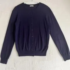 GU ネイビー 長袖カーディガン