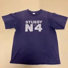 k*5様 Stussy N4 モノグラム　tシャツ　首元ダメージあり