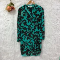 ★ダイアン•フォン•ファステンバーグ★総柄 チュニック シャツ 【S】 シルク