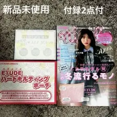 【おまけ付】新品未使用　付録付　nicola ニコラ 12月号 ポーチ