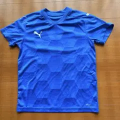 PUMA 青 シャツ 140サイズ