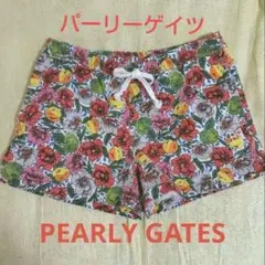 PEARLY GATES パーリーゲイツ ハーフパンツ ショートパンツ 花柄
