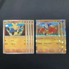 ポケモンカード　マクノシタ、ハリテヤマ R