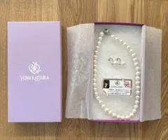 新品未使用YUMIKATSURA パールネックレス　イヤリングセットのサムネイル