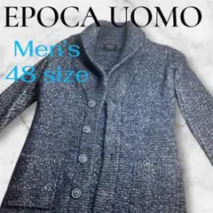 EPOCA UOMO 美品 ショールカラーニットカーディガン 48サイズ メンズのサムネイル