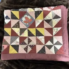 週末値下げ)ハンドメイド パッチワークサンプラーキルトタペストリー