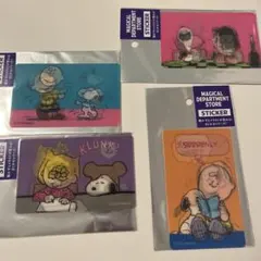 まじかる百貨店　3Dステッカー　4枚セット　スヌーピー　②