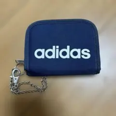 adidas キッズ 財布 二つ折り ウォレット ネイビー
