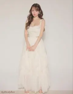 ROBE de FLEURS DEA. リュクスチュールロングドレス