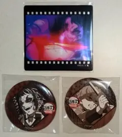 鬼滅の刃 ダイニング お楽しみくじ クリアカード 缶バッジ 獪岳 善逸