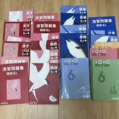 四谷大塚　6年　上　予習シリーズ　演習問題集　漢字とことば　計算　4教科 四谷大塚 6年 上 予習シリーズ 演習問題集 漢字とことば 計算 4教科
