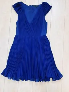 シフォン プリーツドレス M