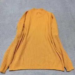 BALLANTYNE バランタイン カシミヤニット リブニット オレンジ M相当