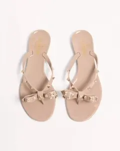 【正規店購入】VALENTINO ロックスタッズ ラバーサンダル 38のサムネイル