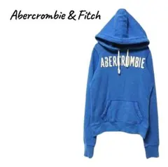 アバクロンビーアンドフィッチ【XS】 パーカー フード 裏起毛 ロゴ ワッペン