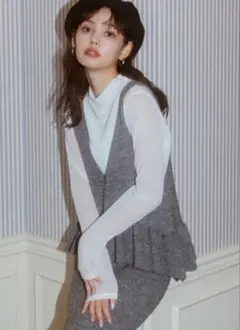 COCO DEAL スパンコールマーメイドスカート