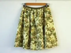 新品★ ボンメルスリー スカート レース 黄色 アナトリエ 38のサムネイル