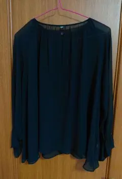 UNIQLO ブラウス ブラック Mのサムネイル