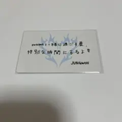 ENHYPEN ジョンウォン WALK THE LINE 味スタ 購入特典