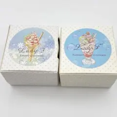 海外マスキングテープ　Lady F パフェ　マスキングテープ2巻　レアマステ