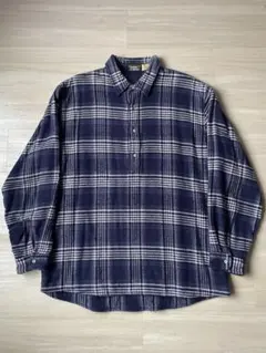 90s エルエルビーン ネルシャツ ダブルフェイス リバーシブル ビンテージ M