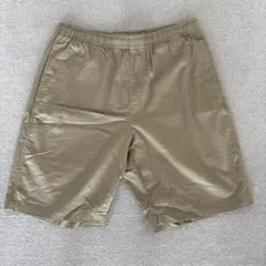 （新品）ユニクロ　ハーフパンツ　ベージュ　Mサイズ　ウエストゴム