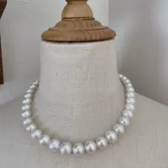 天然淡水パール　バロック　セミラウンド　天然色　エジソン　ハンドメイドパーツ