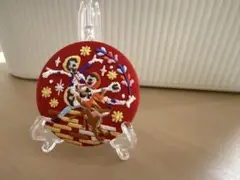 刺繍缶バッジ　ディズニー　リメンバーミー