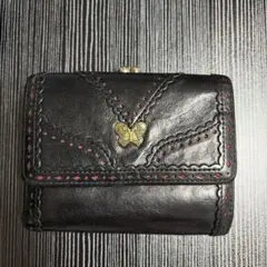 ANNA SUI 三つ折り財布 がま口 ブラックのサムネイル